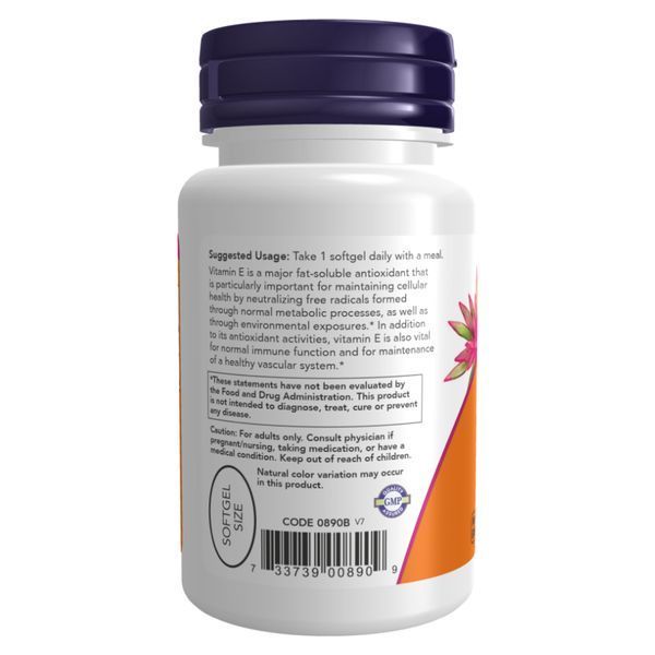 E-400 Mixed Tocopherols - 100 sgels 2022-10-0668 фото