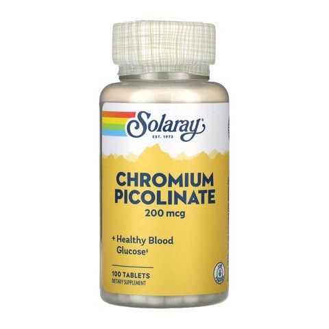 Chromium Picolinate 200mcg - 100 tabs 2023-10-3427 фото