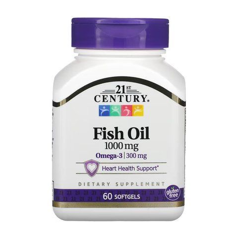 Fish Oil 1000 mg - 60 softgels 2023-10-7136 фото