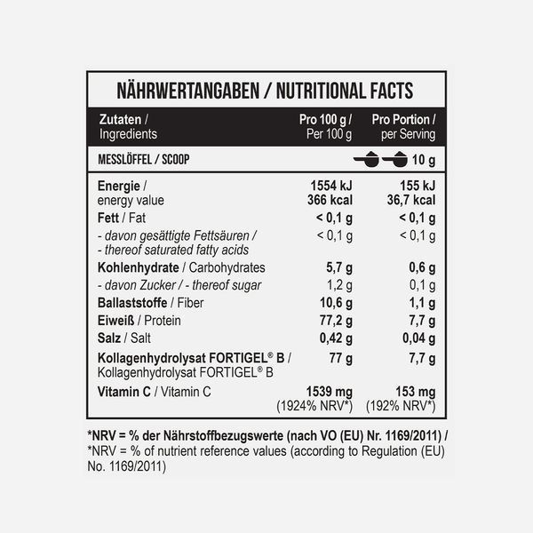 MST Collagen Peptides Fortigel plus Vitamin C 300 g Green apple UP246 фото
