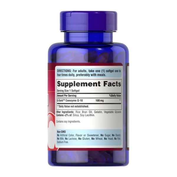 Q-SORB Co Q-10 100 mg - 240 Rapid Release Капсули 100-96-6995756-20 фото