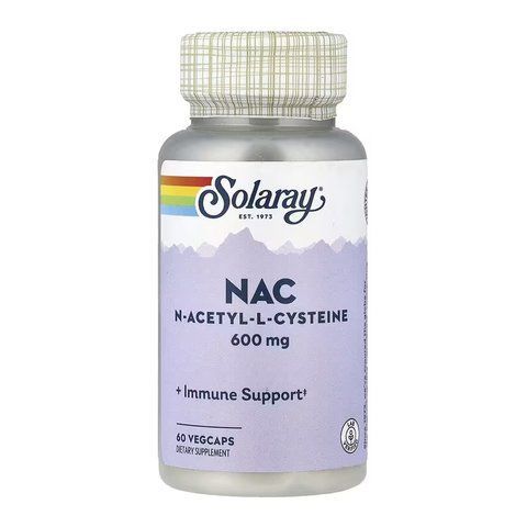 NAC (N-Acetyl-L-Cysteine) 600mg - 60 vcaps 2023-10-7161 фото