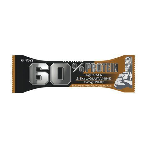 Weider 60% Protein Bar &mdash; Арахіс і солона карамель, 45 г 2023-10-4244 фото