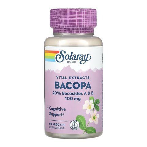 Bacopa 100mg - 60 vcaps 2023-10-6780 фото