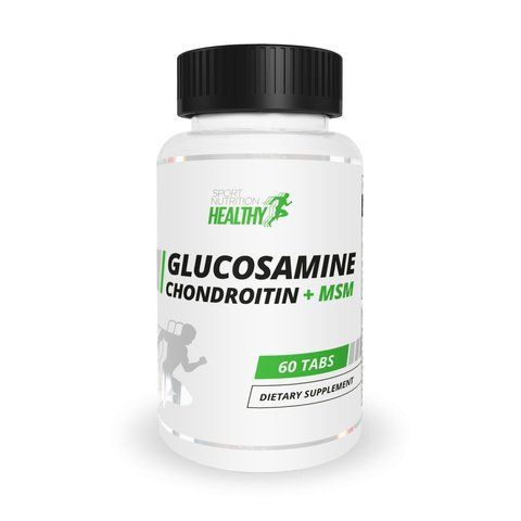 Healthy by MST Glucosamine Chondroitin + MSM &mdash; 60 таблеток UP450 фото