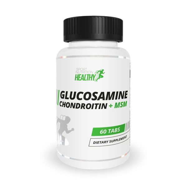 Healthy by MST Glucosamine Chondroitin + MSM 60 таблеток UP450 фото