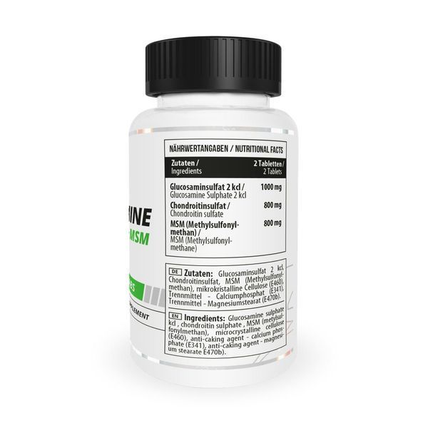 Healthy by MST Glucosamine Chondroitin + MSM 60 таблеток UP450 фото