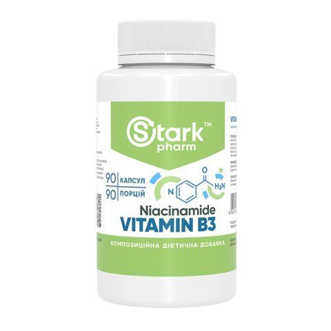 Niacinamide Vitamin B3 500mg - 90 caps 2023-10-4250 фото