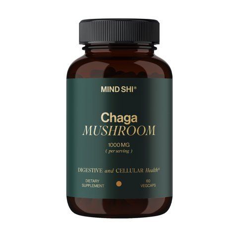 Chaga Mushroom 1000 mg - 60 vegcaps (Пошкоджена банка) 2024-11-0092 фото