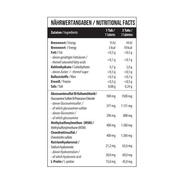 MST Glucosamine Chondroitin MSM + Hyaluronic Acid 180 таблеток UP252 фото