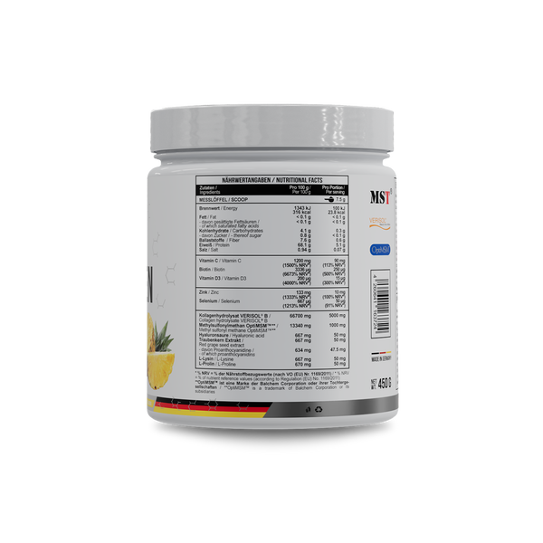 MST Collagen Beauty Verisol + OptiMSM 450 g Pineapple UP308 фото