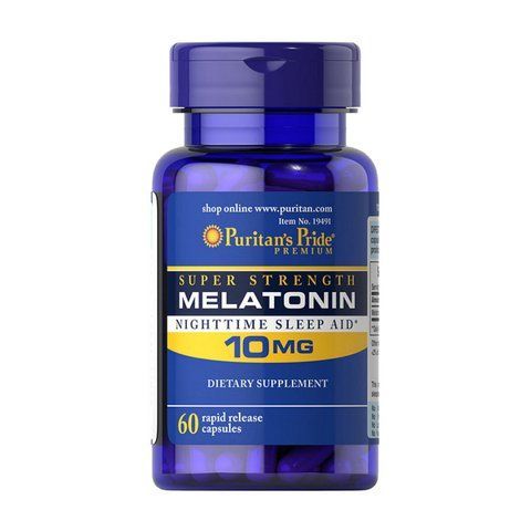 Melatonin 10mg - 60caps 100-34-8868428-20 фото