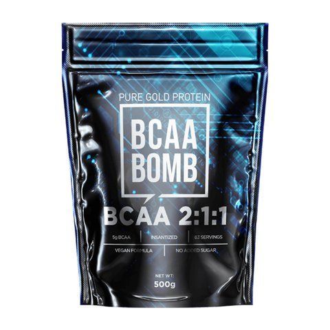 Pure Gold BCAA Bomb 2:1:1 &mdash; 500 г, Кола 2022-09-0581 фото